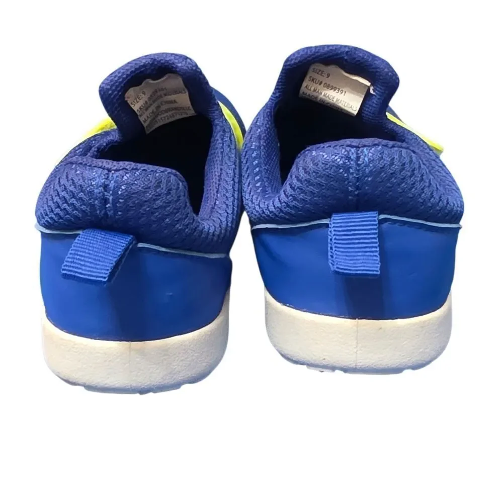 Vibrant Blue and Yellow Casual Kids Sneakers